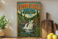 Copper Falls State Park Wisconsin Vintage Style Metal Sign, Northern Wisconsin Nature Landmark Wall Decor, Park Souvenir Gift — photo 1