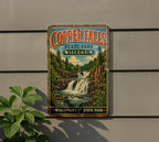 Copper Falls State Park Wisconsin Vintage Style Metal Sign, Northern Wisconsin Nature Landmark Wall Decor, Park Souvenir Gift — photo 5