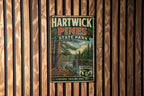 Hartwick Pines State Park Michigan Vintage Style Metal Sign, Northern Michigan Park Decor, Camping Cabin Wall Sign — photo 3