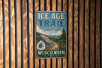 Ice Age Trail Wisconsin Vintage Style Metal Sign, Hiking Trail Decor, Outdoor Adventure Wall Sign, Wisconsin Souvenir Gift — photo 3