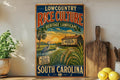 Lowcountry Rice Culture Heritage Landscape Metal Sign, South Carolina Coastal Rice Fields History Decor, Vintage Style Wall Sign — photo 1