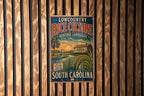 Lowcountry Rice Culture Heritage Landscape Metal Sign, South Carolina Coastal Rice Fields History Decor, Vintage Style Wall Sign — photo 3