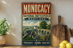Monocacy National Battlefield Maryland Vintage Style Metal Sign, Historic Civil War Battlefield Park Decor, Frederick County Souvenir Plaque — photo 2