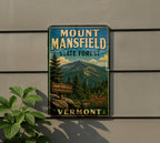 Mount Mansfield State Forest Vermont Vintage Metal Sign Rustic Mountain Outdoor Adventure Cabin Lodge Wall Decor — photo 5
