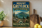 Mount Greylock State Reservation Massachusetts Vintage Style Metal Sign, Berkshires Mountain Park Souvenir Wall Decor — photo 3