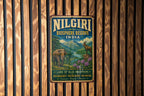 Nilgiri Biosphere Reserve India Vintage Style Metal Sign, Tamil Nadu Kerala Karnataka Wildlife Nature Reserve Decor — photo 3