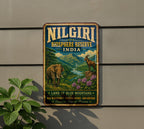 Nilgiri Biosphere Reserve India Vintage Style Metal Sign, Tamil Nadu Kerala Karnataka Wildlife Nature Reserve Decor — photo 5