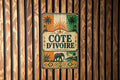 Cote dIvoire Vintage Flag Metal Sign, Ivory Coast Flag Wall Decor, African Country Flag Plaque, Home Bar Garage Sign — photo 1