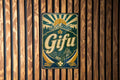 Gifu Japan Vintage Flag Metal Sign, Japanese Prefecture Wall Decor, Rustic Travel Souvenir Plaque, Home Bar Garage Sign — photo 1