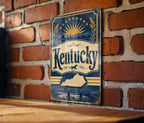Kentucky State Flag Metal Sign, Vintage Kentucky Flag Wall Decor, Kentucky Home Bar Garage Outdoor Sign, Gift for Kentucky Fans — photo 2