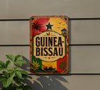 Guinea-Bissau Vintage Flag Metal Sign, Guinea Bissau Flag Wall Decor, Rustic Country Flag Plaque, African Nation Sign — photo 5