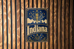 Indiana Vintage Flag Metal Sign, Indiana State Flag Wall Decor, Hoosier State Sign, Indiana Pride Plaque, Rustic Home Bar Garage Decor — photo 3
