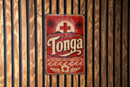 Vintage Tonga Flag Metal Sign, Kingdom of Tonga Wall Decor, Island Nation Flag Plaque, Tongan Gift, Home Bar Garage Sign — photo 2
