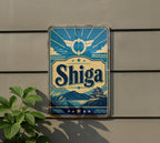 Shiga Prefecture Japan Vintage Flag Metal Sign, Shiga Region Wall Decor, Japanese Prefecture Sign, Gift for Japan Lovers — photo 5