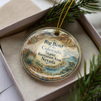 Big Bend of the Colorado State Recreation Area Nevada Watercolor Ceramic Ornament, Nevada State Park Souvenir Gift — photo 3