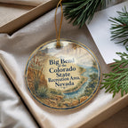 Big Bend of the Colorado State Recreation Area Nevada Watercolor Ceramic Ornament, Nevada State Park Souvenir Gift — photo 4