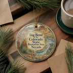 Big Bend of the Colorado State Recreation Area Nevada Watercolor Ceramic Ornament, Nevada State Park Souvenir Gift — photo 5