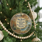 Big Bend of the Colorado State Recreation Area Nevada Watercolor Ceramic Ornament, Nevada State Park Souvenir Gift — photo 6