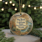 Big Bend of the Colorado State Recreation Area Nevada Watercolor Ceramic Ornament, Nevada State Park Souvenir Gift — photo 7