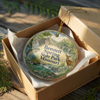 Bennett Spring State Park Missouri Watercolor Ceramic Ornament, Ozarks State Park Souvenir, Fishing & Trout Stream Keepsake — photo 8