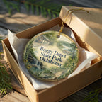 Watercolor Boggy Depot State Park Oklahoma Ceramic Ornament, Oklahoma State Park Souvenir, Travel Keepsake Gift — photo 8