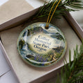 Collier Memorial State Park Oregon Watercolor Ceramic Ornament, Klamath County Park Souvenir Gift, Nature Travel Keepsake — photo 1