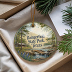 Daingerfield State Park Texas Ceramic Ornament, Watercolor Park Souvenir, Texas State Park Keepsake, Travel Gift — photo 4