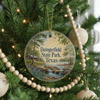 Daingerfield State Park Texas Ceramic Ornament, Watercolor Park Souvenir, Texas State Park Keepsake, Travel Gift — photo 6