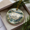 Green River Gorge State Park Washington Watercolor Ceramic Ornament, Scenic Park Souvenir Keepsake Gift — photo 1