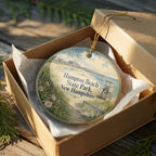 Hampton Beach State Park New Hampshire Watercolor Ceramic Ornament, Coastal Beach Souvenir, NH Travel Keepsake Gift — photo 8
