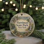 Harriman State Park New York Watercolor Ceramic Ornament, Hudson Valley Nature Souvenir, Hiking Trail Keepsake Gift — photo 7