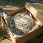 Harriman State Park New York Watercolor Ceramic Ornament, Hudson Valley Nature Souvenir, Hiking Trail Keepsake Gift — photo 8