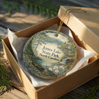 Jones Lake State Park North Carolina Watercolor Ceramic Ornament, NC State Park Souvenir, Travel Keepsake Gift — photo 8