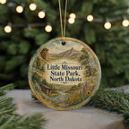 Watercolor Little Missouri State Park North Dakota Ceramic Ornament, North Dakota State Park Souvenir, Travel Keepsake Gift — photo 7