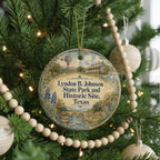 Watercolor Lyndon B. Johnson State Park and Historic Site Texas Ceramic Ornament, LBJ Ranch Texas Souvenir Gift — photo 6