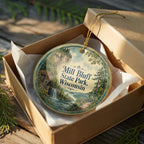 Mill Bluff State Park Wisconsin Watercolor Ceramic Ornament, Wisconsin State Park Souvenir, Mill Bluff Scenic Landscape Keepsake Gift — photo 8