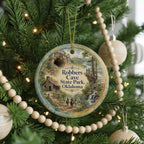 Robbers Cave State Park Oklahoma Watercolor Ceramic Ornament, Park Souvenir Keepsake, Travel Gift, Oklahoma Landmark Decor — photo 6