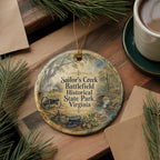 Sailor’s Creek Battlefield Historical State Park Watercolor Ceramic Ornament, Civil War Battlefield Virginia Souvenir Gift — photo 5