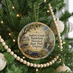 Sailor’s Creek Battlefield Historical State Park Watercolor Ceramic Ornament, Civil War Battlefield Virginia Souvenir Gift — photo 6