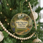 Watercolor Bothe-Napa Valley State Park California Ceramic Ornament, Napa Valley Souvenir Travel Keepsake Gift — photo 6