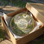Chatfield Hollow State Park Connecticut Watercolor Ceramic Ornament, CT State Park Souvenir, Nature Travel Gift, Hiking Keepsake — photo 8
