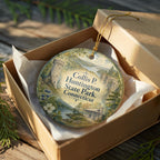 Watercolor Collis P Huntington State Park Connecticut Ceramic Ornament, State Park Souvenir, Connecticut Travel Gift — photo 8