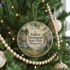 Watercolor Father Hennepin State Park Minnesota Ceramic Ornament, Isle Minnesota Souvenir, Travel Keepsake Gift, State Park Decor — photo 6