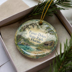 Faver-Dykes State Park Florida Ceramic Ornament, Watercolor Park Landscape Souvenir, Nature Travel Keepsake Decoration — photo 2