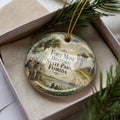 Fort Mose Historic State Park Florida Ceramic Ornament, Watercolor Fort Mose Landmark Souvenir Gift, St Augustine Florida Travel Decor — photo 1