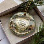 Fremont Peak State Park California Watercolor Ceramic Ornament, California State Park Souvenir, Travel Keepsake Gift — photo 3