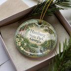 Hamburg State Park Georgia Watercolor Ceramic Ornament, State Park Souvenir, Travel Keepsake, Georgia Gift — photo 3