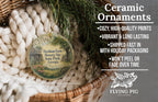 Hardman Farm Historic Site State Park Georgia Watercolor Ceramic Ornament, Helen GA Landmark Souvenir Christmas Tree Decor — photo 9