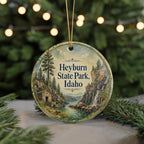 Heyburn State Park Idaho Watercolor Ceramic Ornament, Lake Coeur d’Alene Scenic State Park Souvenir Keepsake Gift — photo 7
