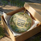 Highlands Hammock State Park Florida Ceramic Ornament, Watercolor Florida State Park Souvenir, Nature Travel Keepsake Gift — photo 8